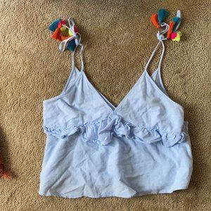 Tassel Tie Top